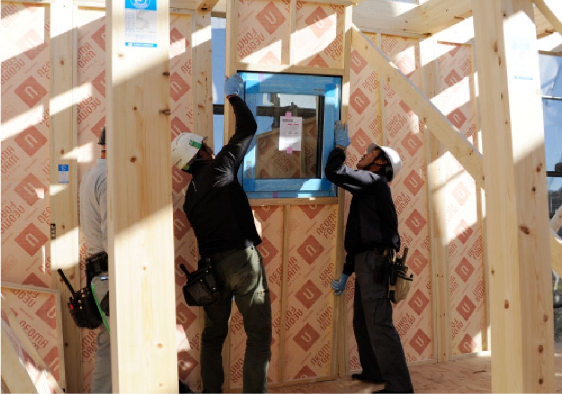 未来パネル採用で高品質な住宅を提供。施工期間も25%減で引き渡しが迅速に。